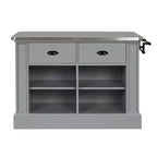 Acme Furniture Urrur Kitchen Island Gray Finish