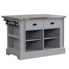 Acme Furniture Urrur, îlot de cuisine, fini gris