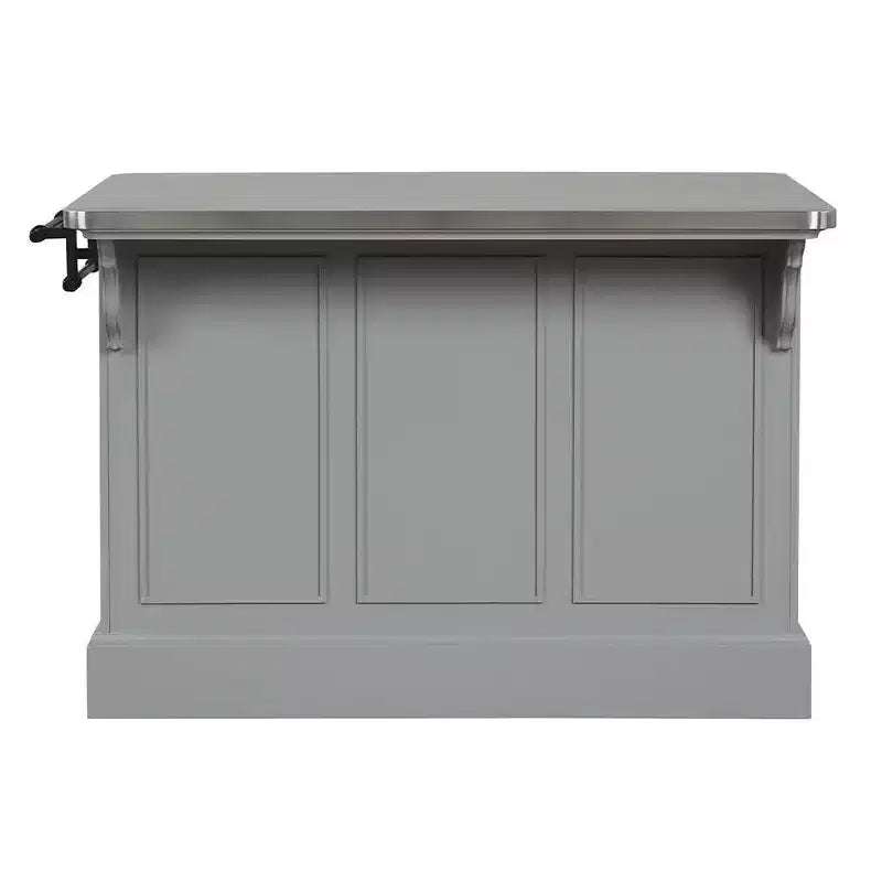 Acme Furniture Urrur, îlot de cuisine, fini gris