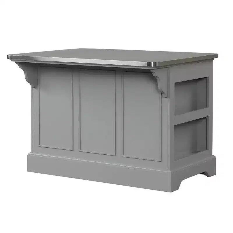 Acme Furniture Urrur, îlot de cuisine, fini gris