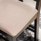 Ensemble de salle à manger Linon 4 pièces avec banquette Tobin Nook et table, noir/noyer