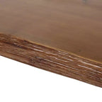 Christopher Knight Home Chana Table de bar rectangulaire à bords naturels style industriel, bois naturel : style pub, table haute
