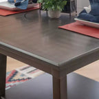 Table de hauteur de comptoir Powell Barnes avec plateau tournant gris