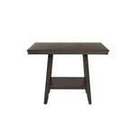 Table de hauteur de comptoir Powell Barnes avec plateau tournant gris