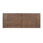 Table à Manger Extensible Rectangulaire de Hauteur Standard Hayward de Picket House Furnishings Noyer : Double Piédestal Moderne, 6 Places
