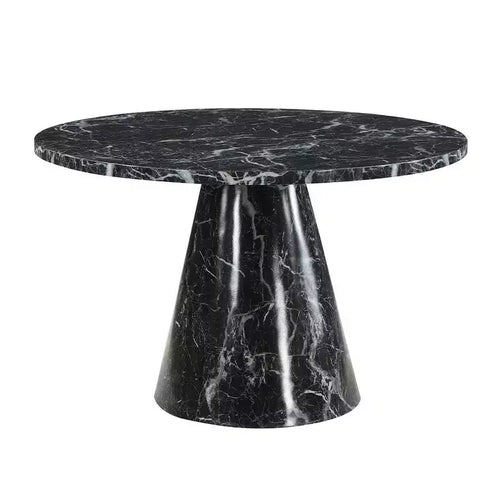 Acme Furniture Hollis Dining Table Engineering Stone Finish