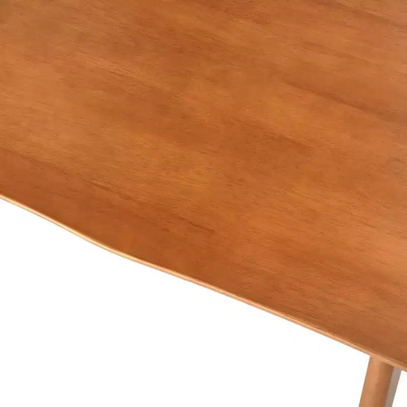 Ensemble de salle à manger moderne 6 pièces Valentina Buylateral avec 1 table, 2 chaises, 2 fauteuils et 1 banc Noyer clair