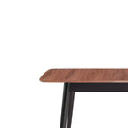Table à manger Lanae 62,99 po. fini noir naturel - Acme Furniture