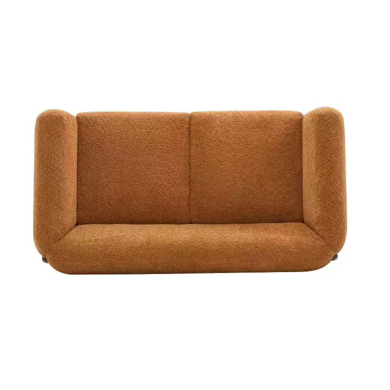Christopher Knight Home James 63 po. Causeuse en tissu bouclé caramel