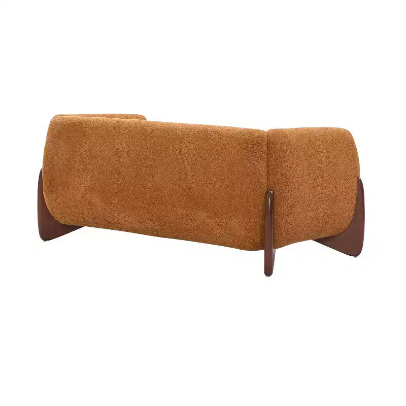 Christopher Knight Home James 63 po. Causeuse en tissu bouclé caramel