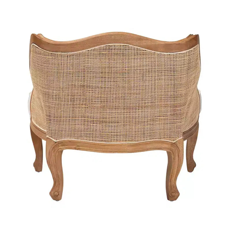 bali & pari Fauteuil d'appoint Sylvestra : Assise basse, Bois de bayur, Rembourrage en mousse, Aucun assemblage requis