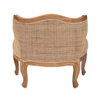 bali & pari Fauteuil d'appoint Sylvestra : Assise basse, Bois de bayur, Rembourrage en mousse, Aucun assemblage requis
