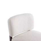 Christopher Knight Home Lot de 2 Chaises d'Appoint Modernes Landon en Bois d'Hévéa Rembourrées Bouclette