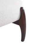 Christopher Knight Home Lot de 2 Chaises d'Appoint Modernes Landon en Bois d'Hévéa Rembourrées Bouclette