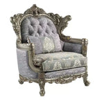 Fauteuil d'appoint Miliani de 44,5 po en tissu/fini bronze antique - Acme Furniture
