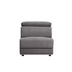 Fauteuil d'appoint Alwin Acme Furniture en tissu gris foncé