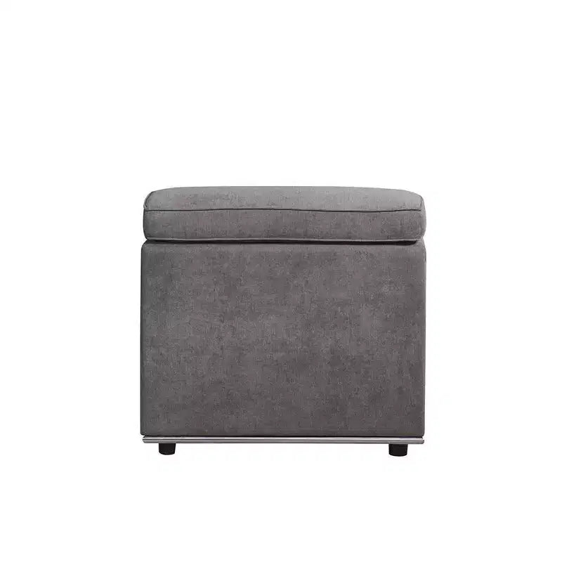 Fauteuil d'appoint Alwin Acme Furniture en tissu gris foncé