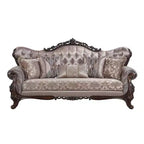 Canapé Benbek 92 po en tissu et finition chêne antique – Acme Furniture