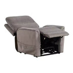 MAISON : Fauteuil inclinable et releveur électrique en flanelle Nightfall avec chauffage et massage Gris