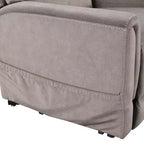 MAISON : Fauteuil inclinable et releveur électrique en flanelle Nightfall avec chauffage et massage Gris