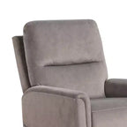 MAISON : Fauteuil inclinable et releveur électrique en flanelle Nightfall avec chauffage et massage Gris