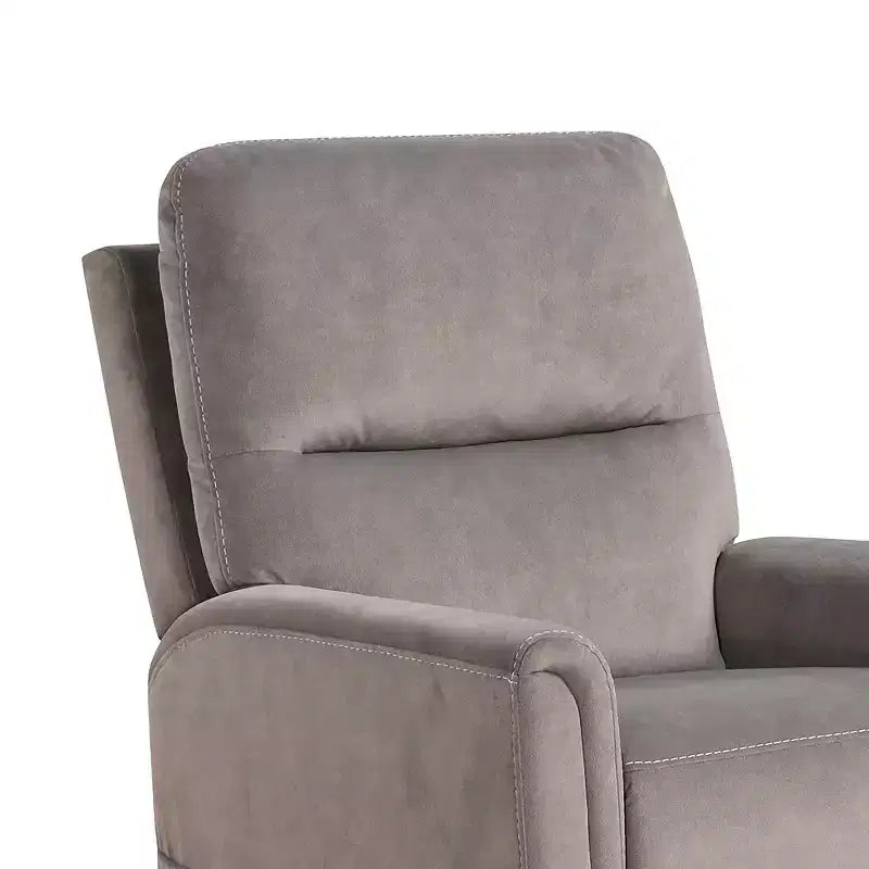 MAISON : Fauteuil inclinable et releveur électrique en flanelle Nightfall avec chauffage et massage Gris