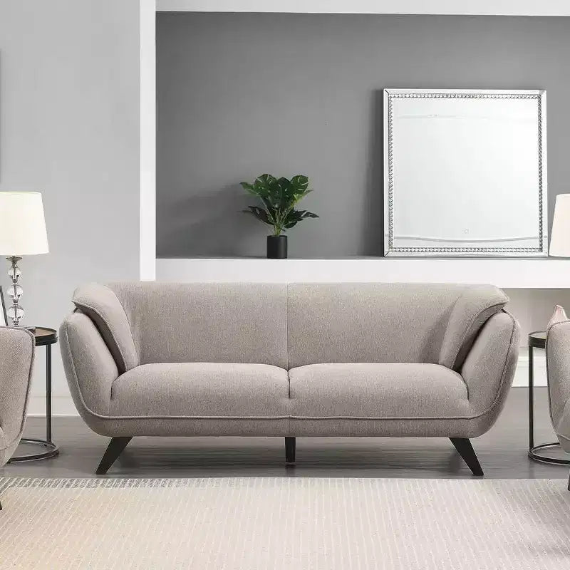 Canapé Nayeli 218 cm en lin marron - Acme Furniture