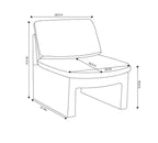 Chaise d'appoint sans accoudoirs Camel Saddle Seat – Threshold™ conçue avec Studio McGee