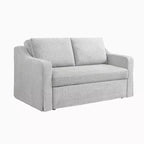 Causeuse convertible Serta Hans en lin tissé
