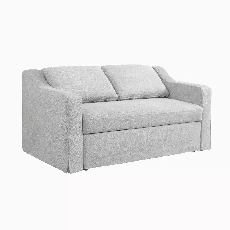Causeuse convertible Serta Hans en lin tissé