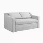 Causeuse convertible Serta Hans en lin tissé