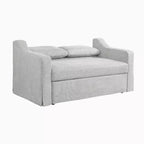 Causeuse convertible Serta Hans en lin tissé