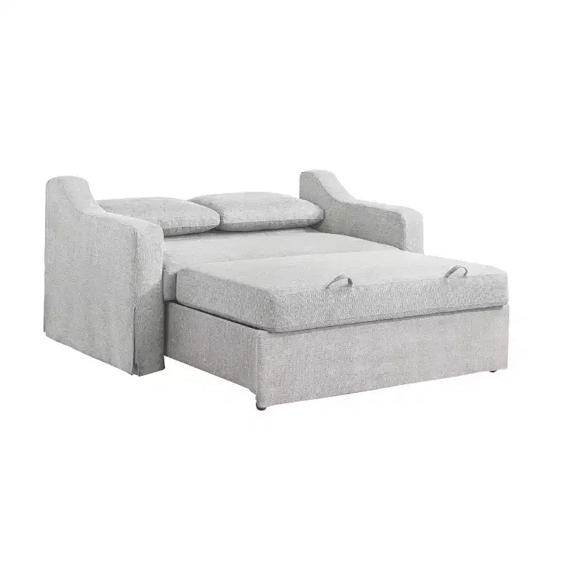 Causeuse convertible Serta Hans en lin tissé
