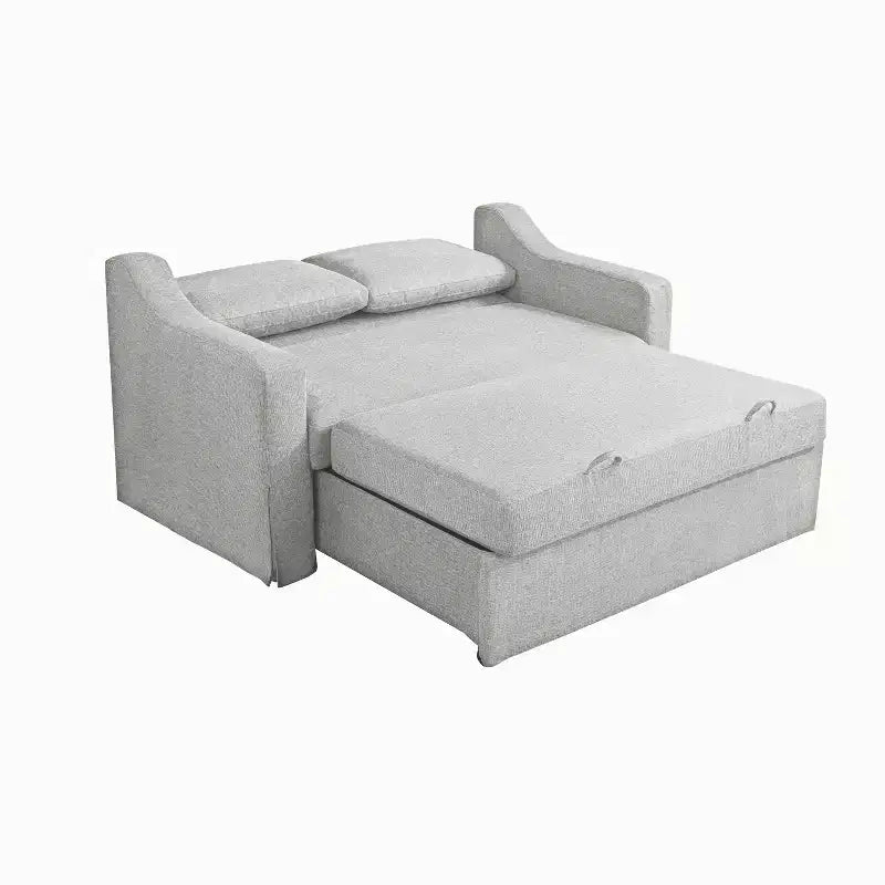 Causeuse convertible Serta Hans en lin tissé