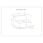 WyndenHall Biggs Module central Gris pâle