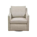 Martha Stewart Christian Swivel Armchair Natural