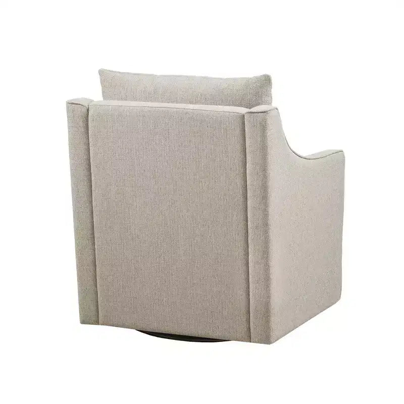 Fauteuil pivotant Martha Stewart Christian, naturel