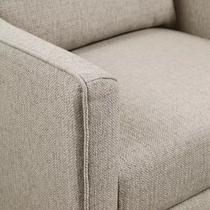 Fauteuil pivotant Martha Stewart Christian, naturel