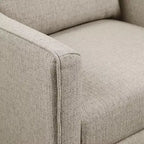 Fauteuil pivotant Martha Stewart Christian, naturel