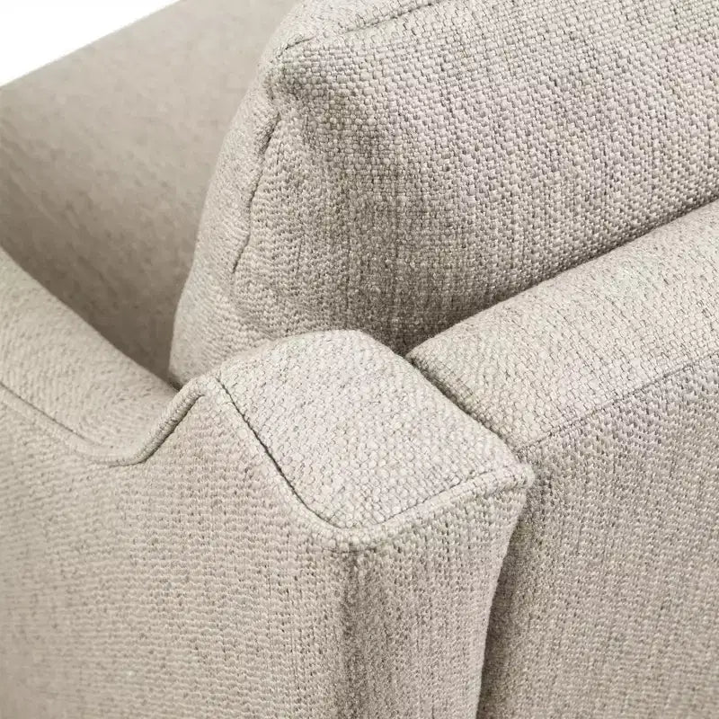 Fauteuil pivotant Martha Stewart Christian, naturel