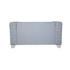 Canapé Saree Acme Furniture 63" en chenille sarcelle claire/finition blanche