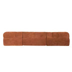 Christopher Knight Home Diego, canapé sectionnel moderne en mousse haute densité, en forme de L, avec dossier bas, 31 cm, orange
