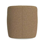 Fauteuil d'appoint pivotant HomePop en tissu rembourré beige clair