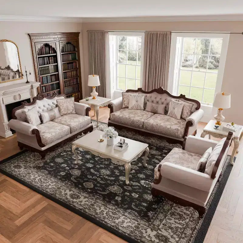 Fauteuil alsacien HOMES: Inside + Out, capitonné, cerisier foncé/marron clair