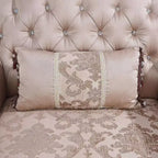 Fauteuil alsacien HOMES: Inside + Out, capitonné, cerisier foncé/marron clair