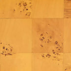 bali & pari Table de chevet à 2 tiroirs Azmi Wood placage de loupe de Mappa clair