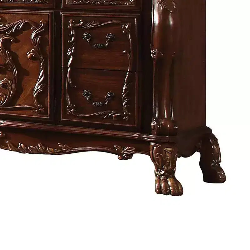 Commode Dresden Acme Furniture, finition chêne cerisier