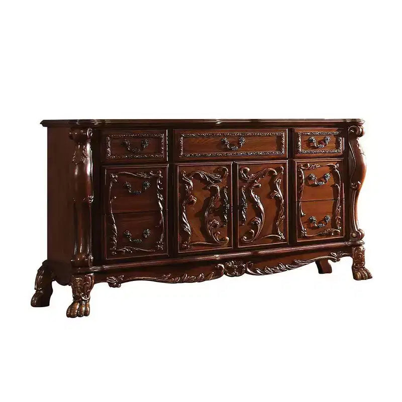 Commode Dresden Acme Furniture, finition chêne cerisier