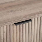 Manhattan Comfort Ensemble de 2 tables de nuit Dumbo avec tiroir gris rustique