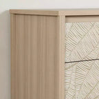 Commode double South Shore Orme doux/Blanc : Commode horizontale à 6 tiroirs, Quincaillerie anti-basculement, Fini stratifié, Largeur de 58,5 pouces
